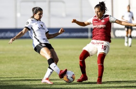 Katiuscia no duelo contra o Universitario-PER, pela Copa Libertadores Feminina