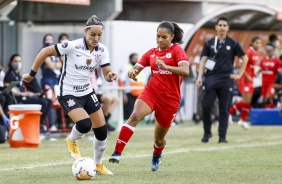 Crivelari no jogo entre Corinthians e Amrica de Cali, pela Copa Libertadores Feminina