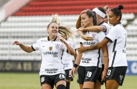 Meninas do Timo no jogo entre Corinthians e Amrica de Cali, pela Copa Libertadores Feminina