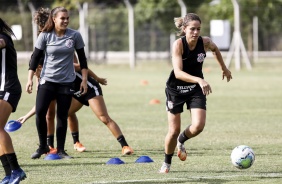 rika no treino do Corinthians Feminino