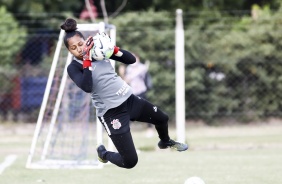Goleiras no treino do Corinthians Feminino