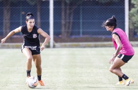 Paulinha no treino do Corinthians Feminino