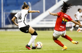 Gabi Portilho em campo contra o Santiago Morning neste domingo