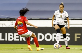 Gabi Portilho entrou em campo no segundo tempo contra o Santiago Morning