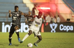 J durante a partida contra o Salgueiro-PE pela Copa do Brasil 2021