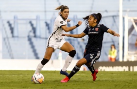 Gabi Zanotti durante duelo contra a Universidad de Chile neste domingo