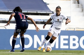 Giovanna Crivelari tambm esteve presente na ltima partida do Corinthians pela Libertadores 2020