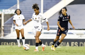 Ingryd durante partida contra a Universidad de Chile neste domingo