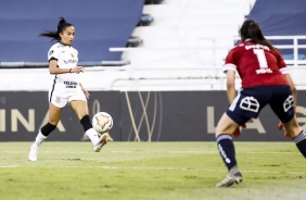 Juliete em ao contra a Universidad de Chile pela Libertadores Feminina 2020