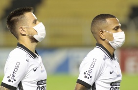 Ramiro e Otero antes do duelo contra o Mirassol pela quinta rodada do Paulista 2021