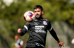 Camacho durante o treino do Corinthians no Centro de Treinamentos Joaquim Grava