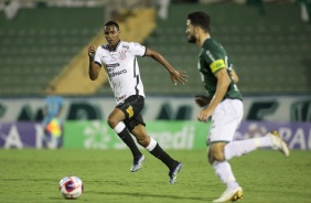 Cauê foi titular na partida entre Corinthians e Guarani, no Brinco de Ouro da Princesa, em Campinas