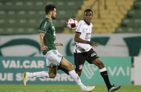 Cauê na partida entre Corinthians e Guarani, em Campinas, pelo Paulistão