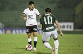 Fagner durante jogo entre Corinthians e Guarani, no Brinco de Ouro da Princesa, pelo Paulisto