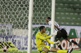 Garoto Cau foi quem anotou o gol da vitria do Corinthians sobre o Guarani, pelo Paulisto