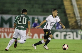 Volante Gabriel durante jogo entre Corinthians e Guarani, pelo Campeonato Paulista, em Campinas