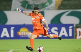 Goleiro Cssio no duelo entre Corinthians e Guarani, em Campinas, no Brinco de Ouro da Princesa