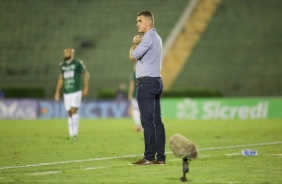 Técnico Vagner Mancini comandou o Corinthians no duelo contra o Guarani, pelo Paulistão