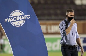 Vagner Mancini durante jogo entre Corinthians e Ferroviária, na Fonte Luminosa