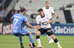 Gustavo Silva durante jogo entre Corinthians e So Bento, na Neo Qumica Arena