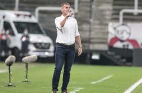 Mancini durante jogo entre Corinthians e So Bento, na Neo Qumica Arena