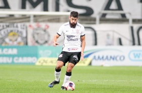 Bruno Mndez durante duelo entre Corinthians e So Bento, na Neo Qumica Arena