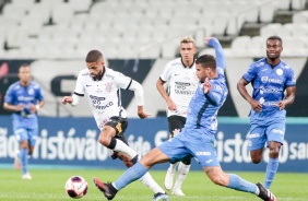 Jovem Vitinho durante duelo entre Corinthians e So Bento, na Neo Qumica Arena