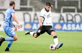 Mndez durante duelo entre Corinthians e So Bento, na Neo Qumica Arena