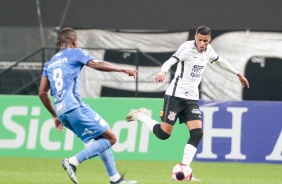 Rodrigo Varanda durante duelo entre Corinthians e So Bento, na Neo Qumica Arena