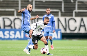 Vitinho durante duelo entre Corinthians e So Bento, na Neo Qumica Arena