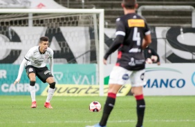 Léo Santos no jogo entre Corinthians e Ituano, pelo Paulistão, na Neo Química Arena