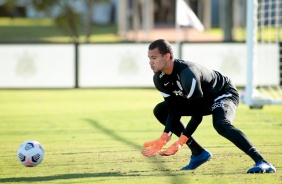 Alan Gobetti durante treino preparatrio para jogo contra o River Plate-PR, pela Sul-Americana