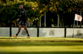 Fbio Santos durante treino preparatrio para jogo contra o River Plate-PR, pela Sul-Americana