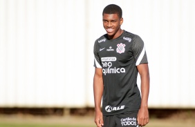 Felipe Augusto durante treino preparatrio para jogo contra o River Plate-PR, pela Sul-Americana