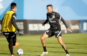 Luan durante treino preparatrio para jogo contra o River Plate-PR, pela Sul-Americana