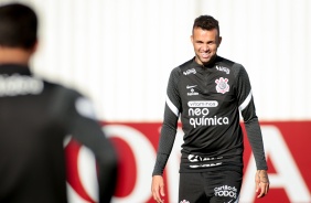 Luan durante treino preparatrio para jogo contra o River Plate-PR, pela Sul-Americana