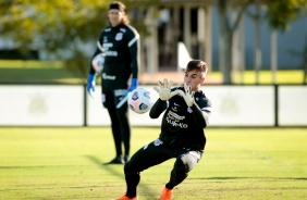 Matheus Donelli durante treino preparatrio para jogo contra o River Plate-PR, pela Sul-Americana