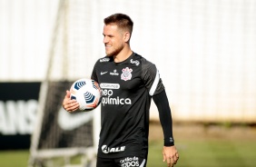 Ramiro durante treino preparatrio para jogo contra o River Plate-PR, pela Sul-Americana