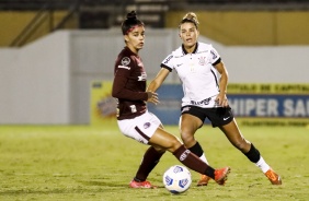 Tamires em partida entre Corinthians e Ferroviria, pelo Campeonato Brasileiro Feminino