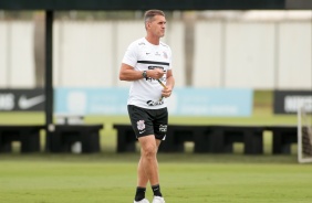Vagner Mancini no ltimo treino do Corinthians antes do jogo contra o River Plate-PR