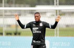 Xavier no ltimo treino do Corinthians antes do jogo contra o River Plate-PR