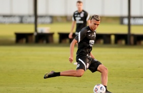 Cantillo durante ltimo treino do Corinthians antes do jogo contra o Pearol, pela Sul-Americana