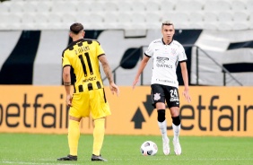 Cantillo na partida entre Corinthians e Peñarol, pela Copa Sul-Americana, na Neo Química Arena
