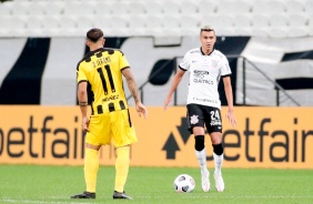 Cantillo na partida entre Corinthians e Pearol, pela Copa Sul-Americana, na Neo Qumica Arena