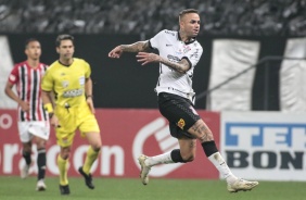 Luan acertou um golaço no Majestoso entre Corinthians e São Paulo, pelo Paulistão