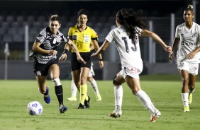 Zanotti na derrota para o Santos, pelo Campeonato Brasileiro Feminino