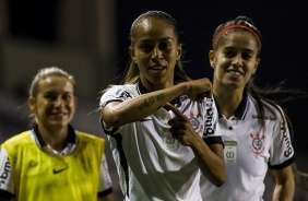 Adriana durante jogo entre Corinthians e Botafogo, pelo Campeonato Brasileiro Feminino