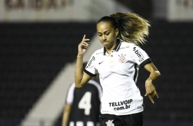 Adriana no jogo entre Corinthians e Botafogo, pelo Campeonato Brasileiro Feminino