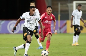 Cau marcou o segundo gol do Corinthians contra o Huancayo, pela Copa Sul-Americana