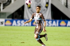 Gabriel durante jogo contra o Santos, pelo Campeonato Paulista 2021